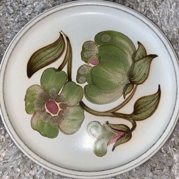 Denby Langley Troubadour Salad Plate Stoneware Pottery set of 4 - Picture 2 of 8